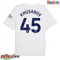 Camiseta Manchester City Abdukodir Khusanov #45 Tercera Equipación 2026-27 manga corta